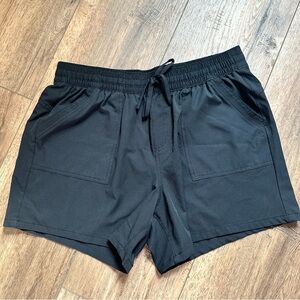 bcg Women’s Active Shorts, Black, Running, Hiking, Walking, Elastic, XL